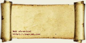 Jordanka Milijanović vizit kartica